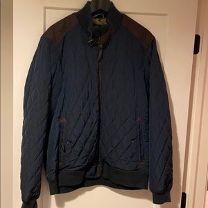Ted Baker quilted bomber jacket